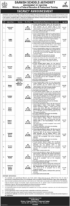 Latest Teaching Jobs in Ministry of Federal Education Islamabad 2026 – Apply Before 25 February