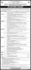 Latest Ministry of Climate Change Jobs in Islamabad 2026 – Apply for Government Management Positions