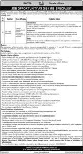 WAPDA Management Jobs in Lahore 2026 (GIS & MIS Specialists)