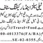 Marketing Staff & Telesales Officer Jobs in Gulberg, Lahore – 2026
