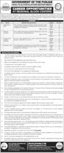 Latest Health & Population Department Jobs in Lahore 2026 – Apply for Medical & Technical Staff Positions