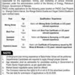 Pakistan Mineral Development Corporation (PMDC) Jobs 2026 – Mining & Technical Staff Vacancies in Islamabad