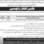 Dispatch Rider Job 2026 – Planning & Development Department Karachi