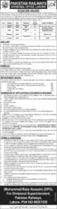 Pakistan Railways Jobs 2026 – Welder, Gateman, Pointsman, Fitter & Carpenter Vacancies in Lahore