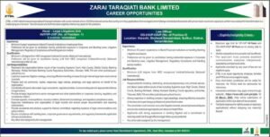 Zarai Taraqiati Bank Limited ZTBL Jobs 2026 in Islamabad – Law Officer & Head Legal Litigation Unit