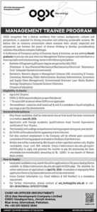 OGDCL Management Trainee Program 2026 – Graduate Career Opportunities in Islamabad