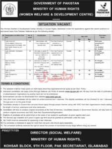Ministry of Human Rights Jobs 2026 in Islamabad – Apply for Instructor & Education Roles