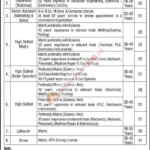 Wah Brass Mill Jobs 2026 in Wah Cantt – Technical, Skilled Trades, Marketing, Driver & Labour Vacancies