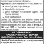 Pakistan Cricket Board PCB Jobs 2026 – Career Opportunities in Lahore