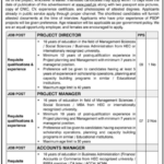 Pakistan Education Endowment Fund (PEEF) Jobs 2026 – Management Vacancies in Islamabad