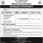 Ministry of Law & Justice Internship 2026 in Islamabad – Apply Online