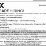 Bank of Khyber BOK Jobs 2026 in Lahore – Corporate & Branch Banking Careers